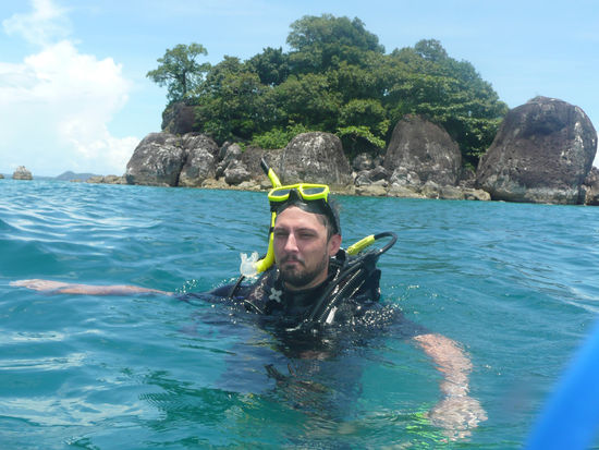 Steven my Buddy vor Koh Yak