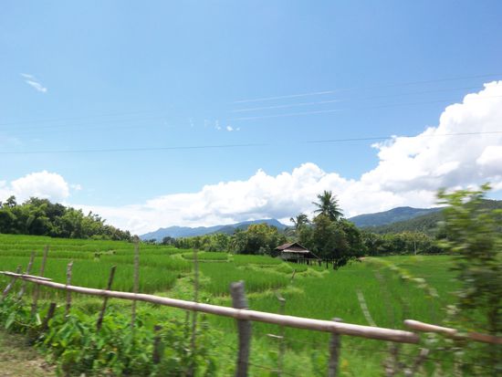 Auf der Fahrt zum Wasserfall