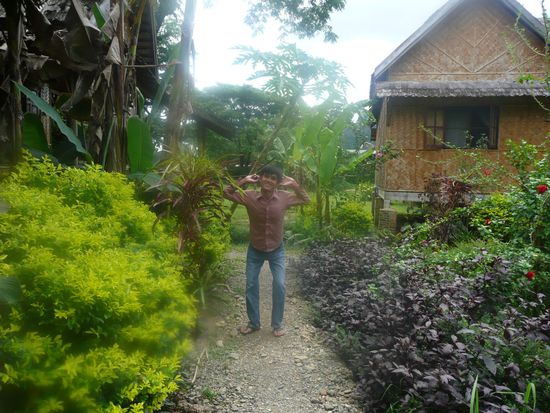 den armen Kerl hatten wir geweckt, er hatte aber am naechsten Morgen trotzdem gute Laune...