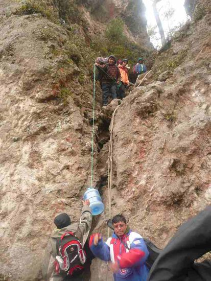 Die waren 5 TAGE!!! da oben