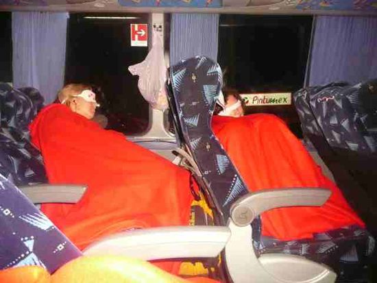 2. Klasse (haha, LUXUS!!!) nach Cancun - 13 Stunden