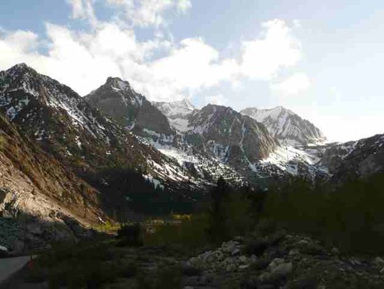 Unser Ausblick am Pine Creek (Sierra Nevada)