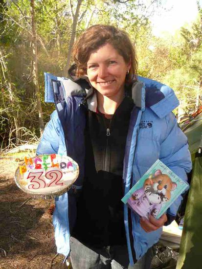 Der Kuchen hat toll geschmeckt, aber die Kerzen waren etwas zäh.