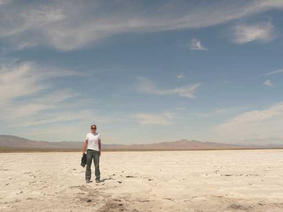 Salzwüste im Mojawe-Desert