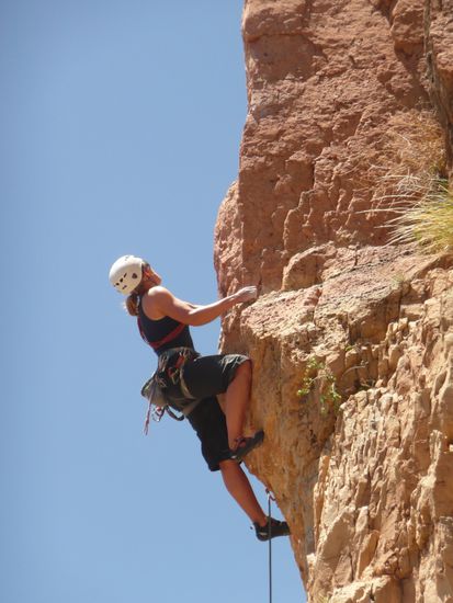 ... total "tollen" Griffen  im Überhang