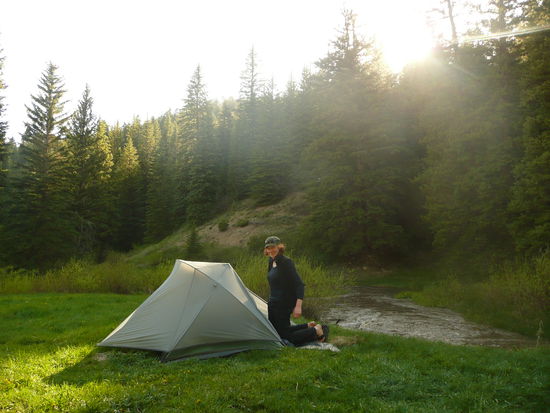 Schnell Zelt aufbauen...