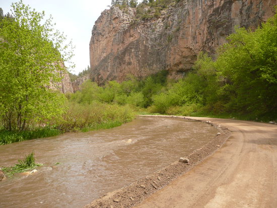 WAR mal die Straße... da gings noch, später brach alles weg