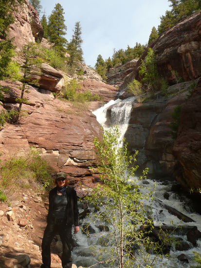 Den Wasserfall haben wir auf der Fahrt entdeckt