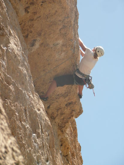 klettern musste man dann aber doch in der Sonne...