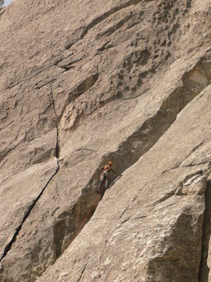 City of Rocks = Platte mit Riss. Da hatte sich die Risskursinvestition mal wieder gelohnt.