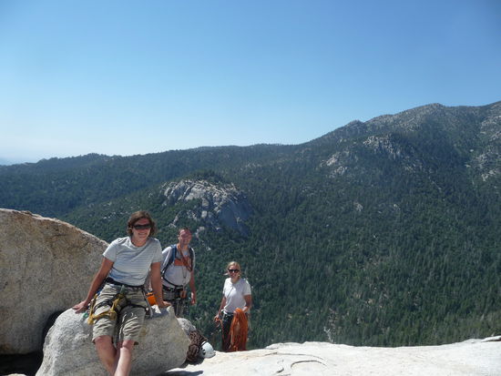 Gipfelstürmer am Ziel.