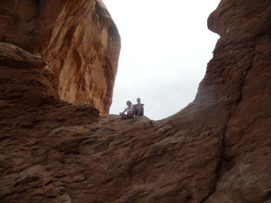 Toller Ausblick vom "Double Arch"