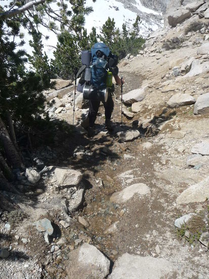 gegen Mittag wurde der Weg zum Fluss - oder umgekehrt?!