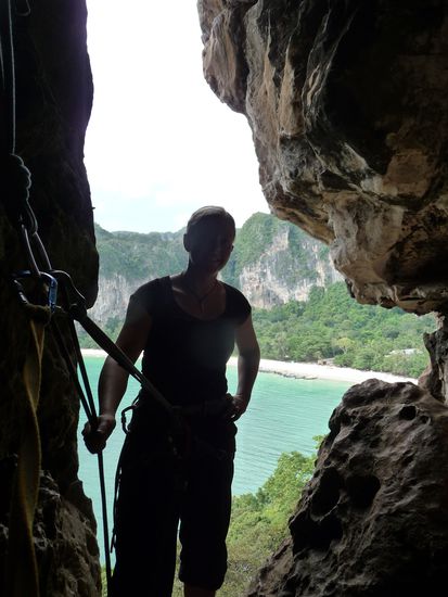 am Ende wurde man dann noch mit traumhaftem Abseilen belohnt