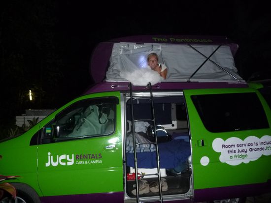 Sylvie wurde nur zum Fahren und Kochen oben rausgelassen