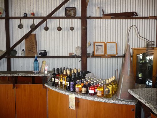 In der Winery konnte man exotische Obstweine, zum Beispiel Lychee und Ananas verkosten. Interessant...aber zu ananasig.