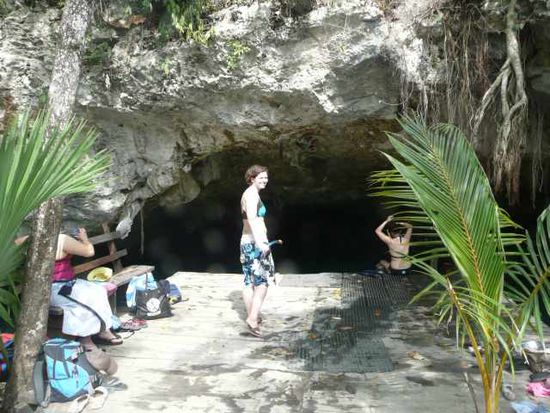 Eingang zum schnorcheln in der Gran Cenote