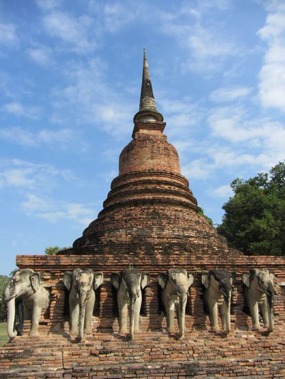 Leider sind auch hier die Elefanten nur Rekonstruktionen. Trotzdem eindruckvoll wenn man überlegt, dass das ganze im 13.-14. Jahrhundert gebaut wurde!