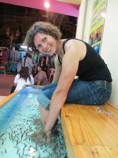 Wenn es Piranhas wären,würde Manu nicht mehr lachen.