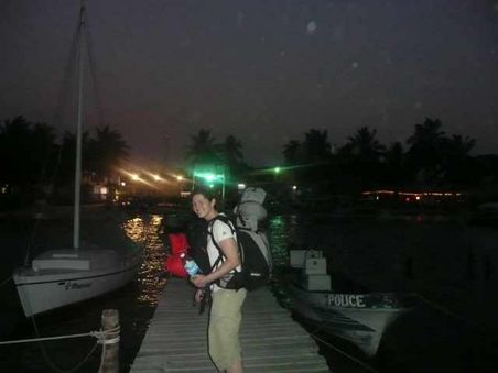 In einem Tag OHNE teueres Boot nach Caye Caulker - endlich angekommen!