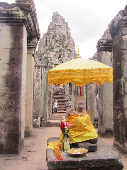 Buddhismus ist allgegenwärtig, obwohl der Tempel-Ursprung eigentlich im Hinduismus liegt