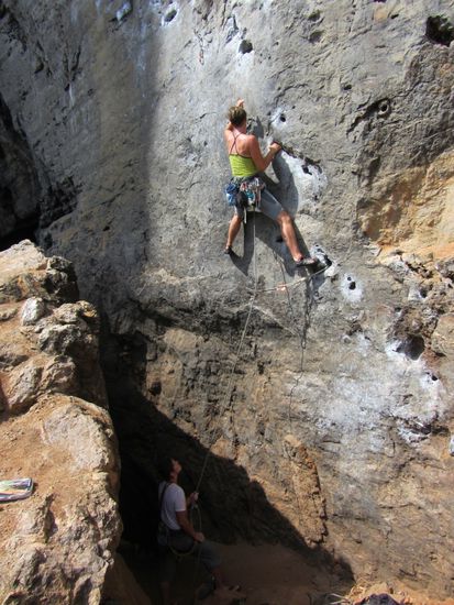 Anke im Trainingslager 