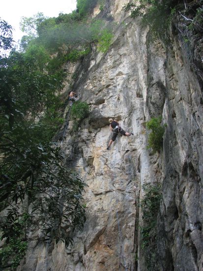 An dieser Stelle hat Sylvie ganz schön mit ihrem Schweinehund gekämpft... genau genommen hatte sie die Hosen voll 