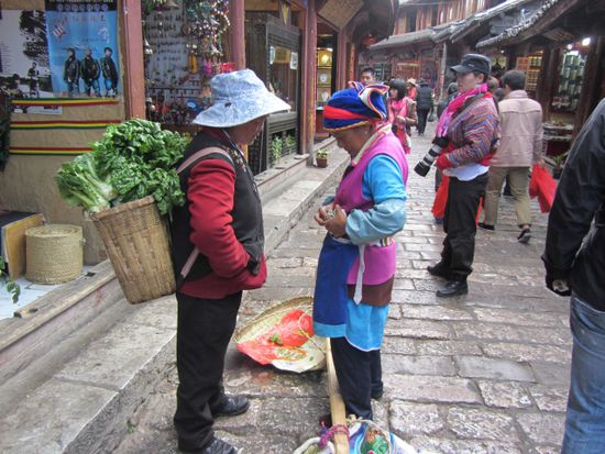 In Lijiang ist jeder Tag Markttag