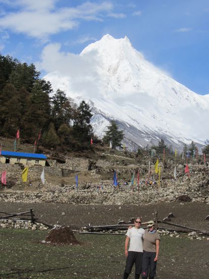 Der Manaslu, oder auch "Mountain of Spirit", 81636m hoch