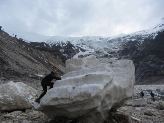 Eisblockbouldern, eine neue Klettersportart?