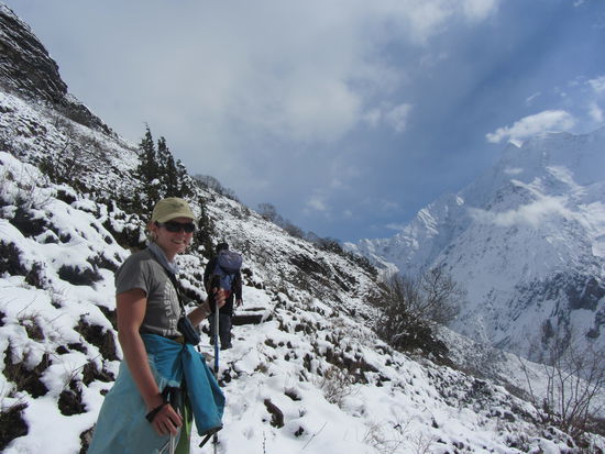 Aufstieg Richtung Basecamp