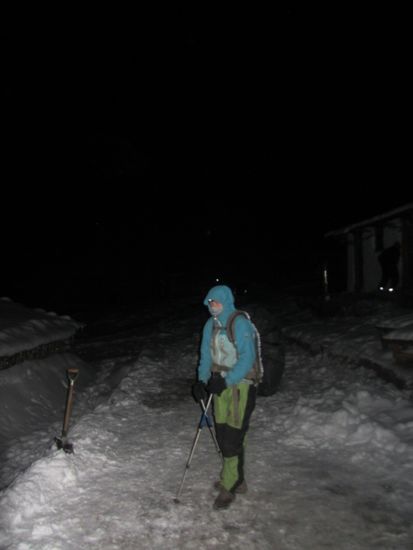 Morgens um 5 gings los!