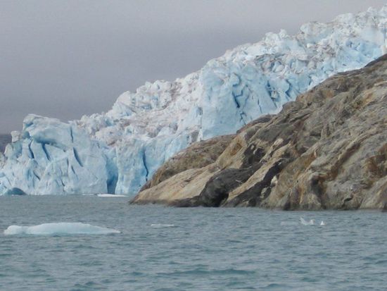 Kârale Gletscher aus der Nähe