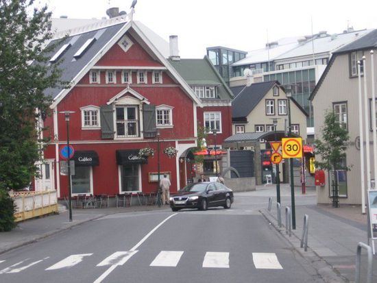 Innenstadt von Reykjavík