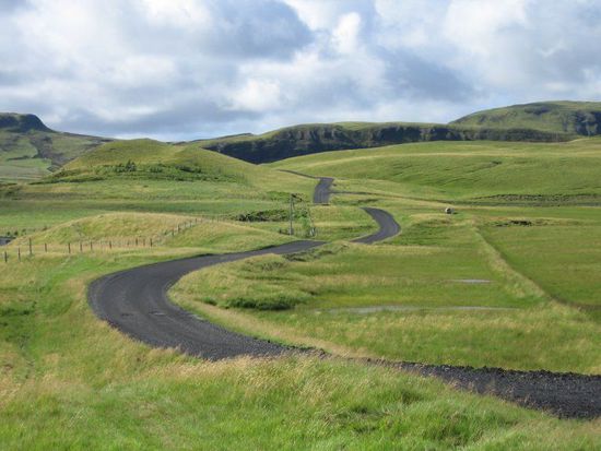 Dieser Straße werden wir den nächsten Tagen mehr oder weniger zum Laki-Krater folgen