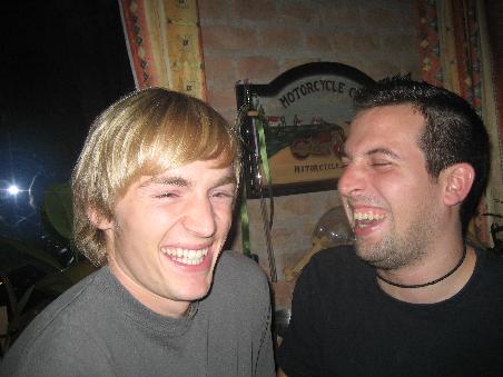 Peter (li) und Ich (re)