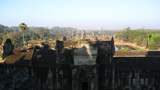 Ausblick von der Spitze von Angkor Wat