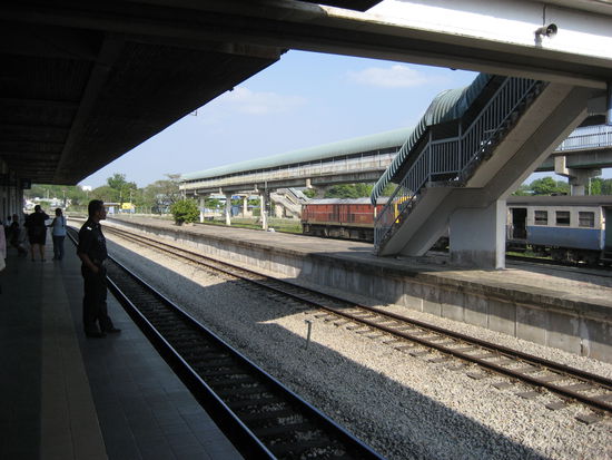 Grenzbahnhof zwischen Thailand und Malaysia