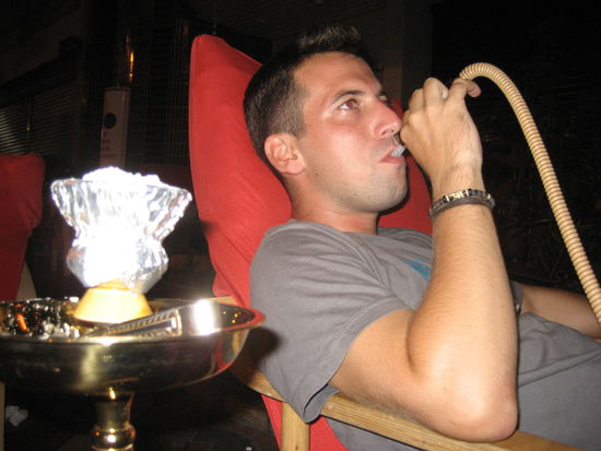 Sheesha im Strassencaffe