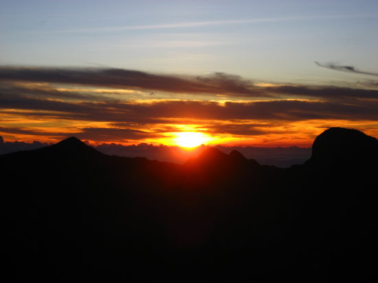 einfach atemberaubend, der schoenste Sonnenaufgang, den ich je gesehen habe!