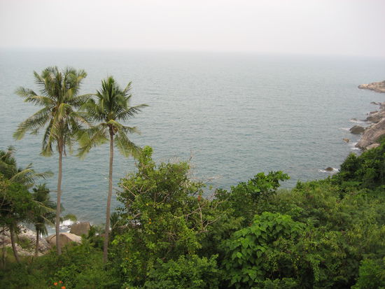 Das war der Ausblick im Top Hill Resort von unserem Bungalow aus!