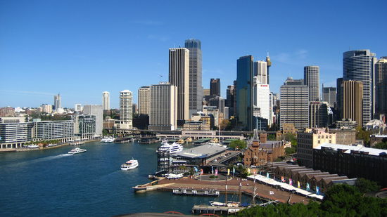 Skyline von Sydney (zumindest ein Teil davon)