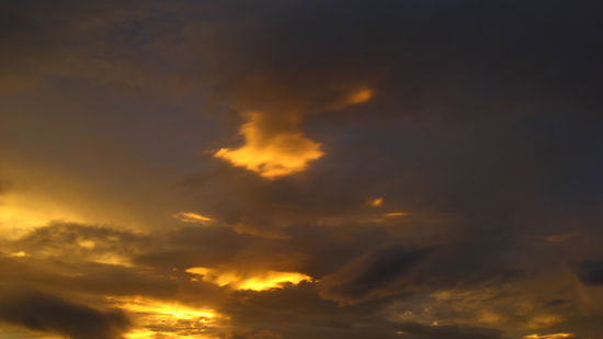 das war gestern! Verregneter Tag und dann so ein Sonnenuntergang!!