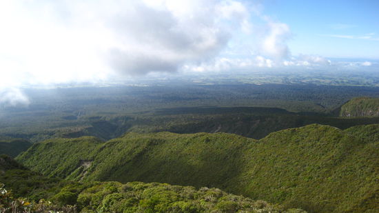 im unteren Teil des Aufstiegs