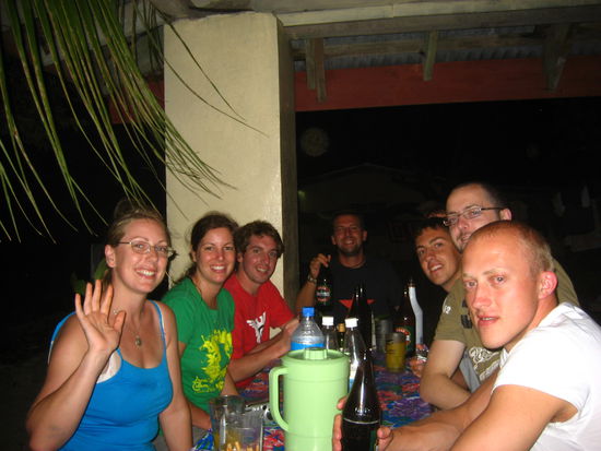 mein letzter Abend, da waren schon mehr Leute im Hostel