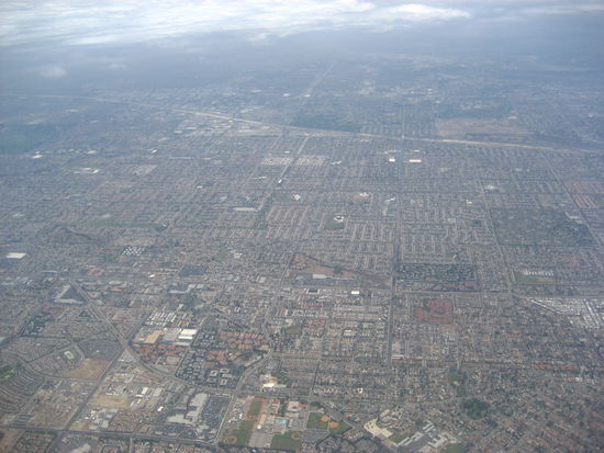 ein kleiner Teil von LA von oben