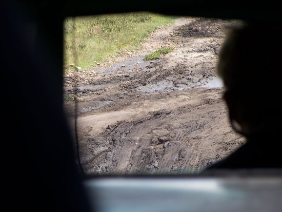Blick auf die "Straße"