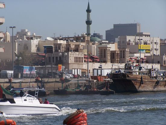 Dubai am creek - Ansicht von Deira