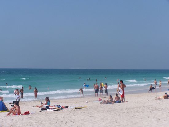 Strandleben in Dubai
