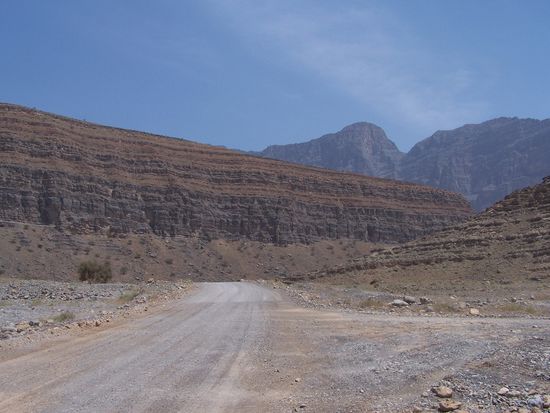 Auf dem Weg in den Oman.